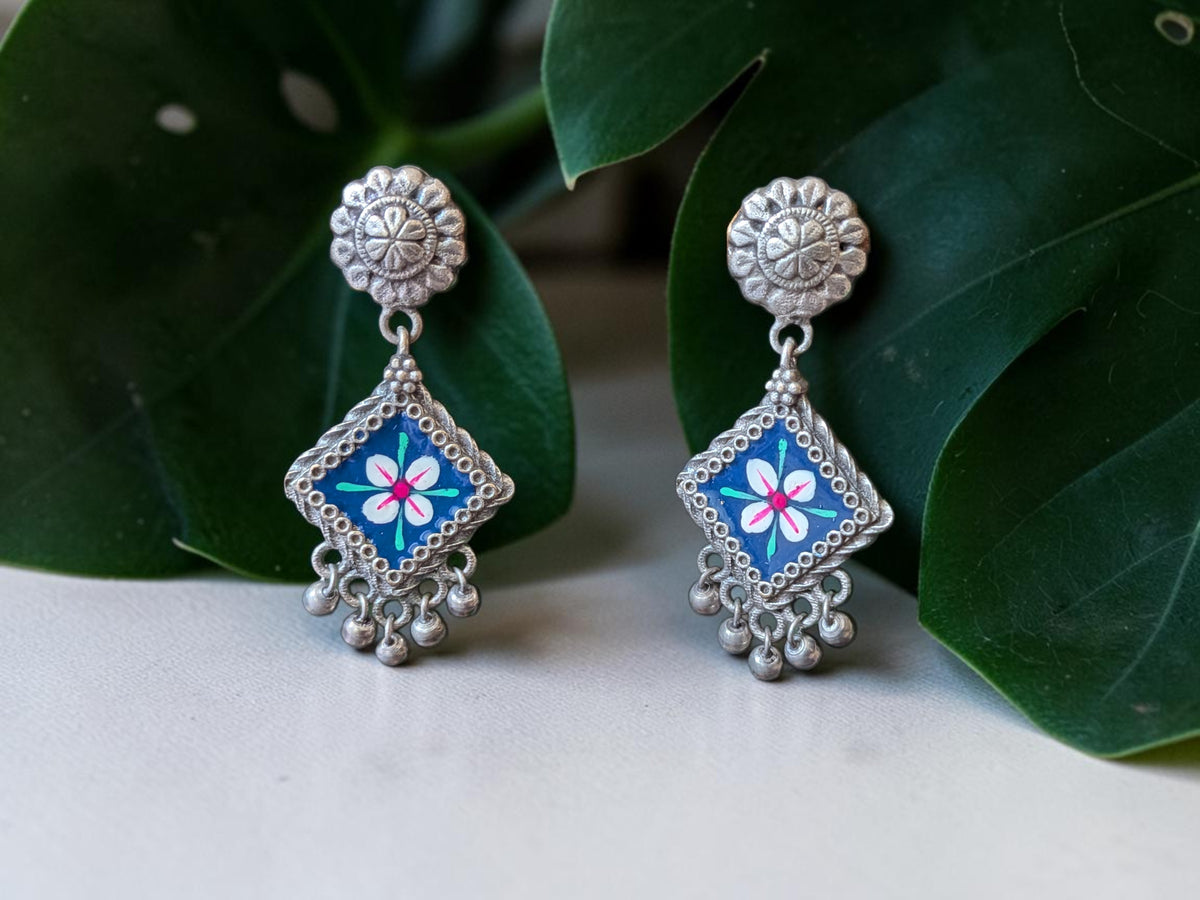 Blue Tile Danglers