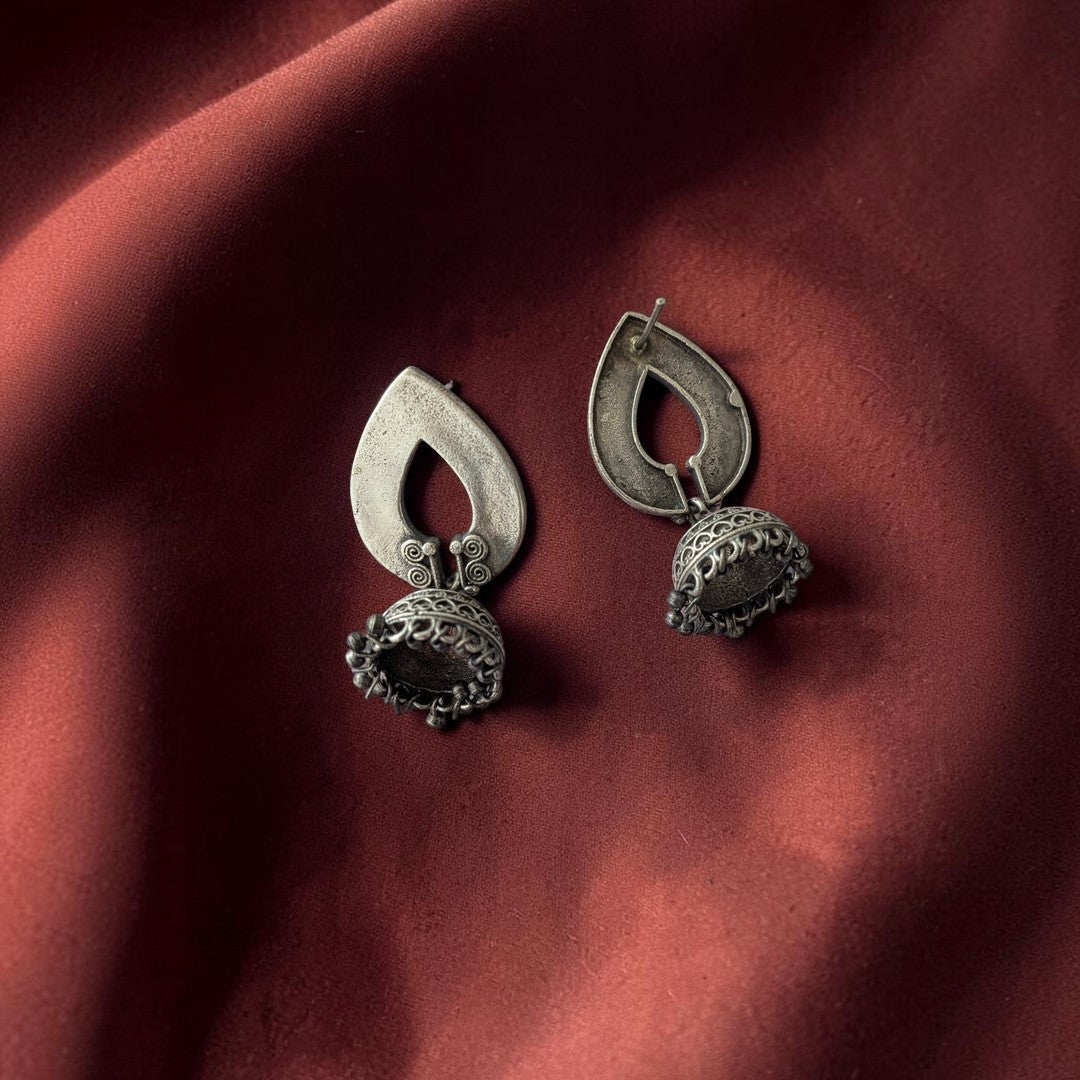 Leaf stud Jhumka