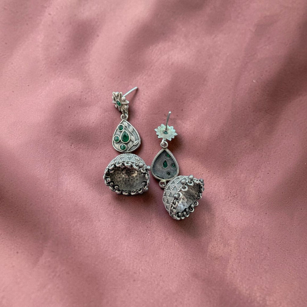 Tear Drop Vine Jhumka