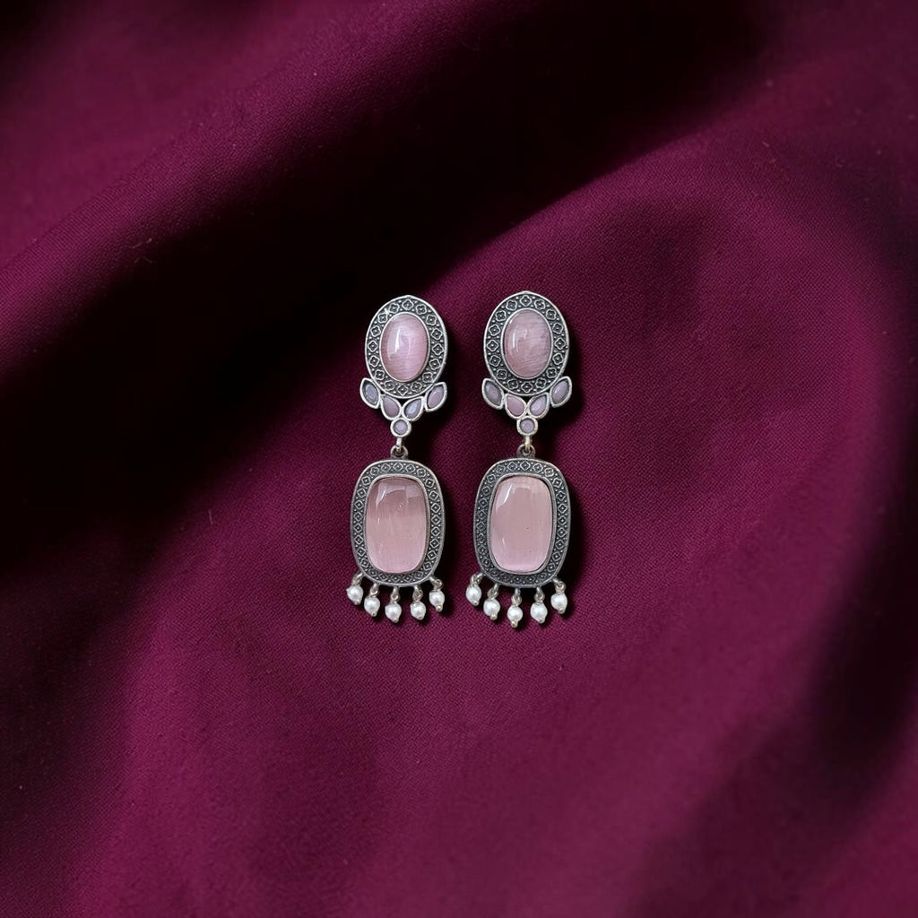Blush Rose Danglers