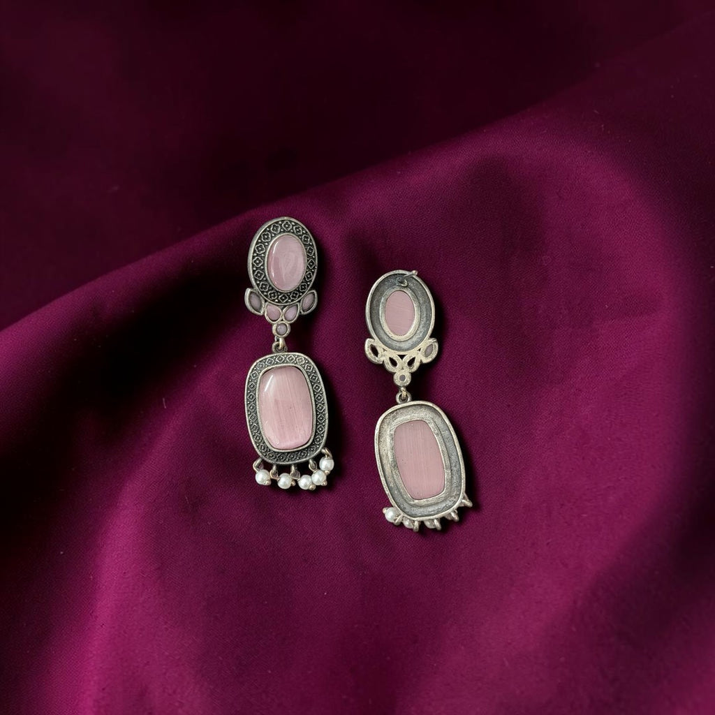 Blush Rose Danglers