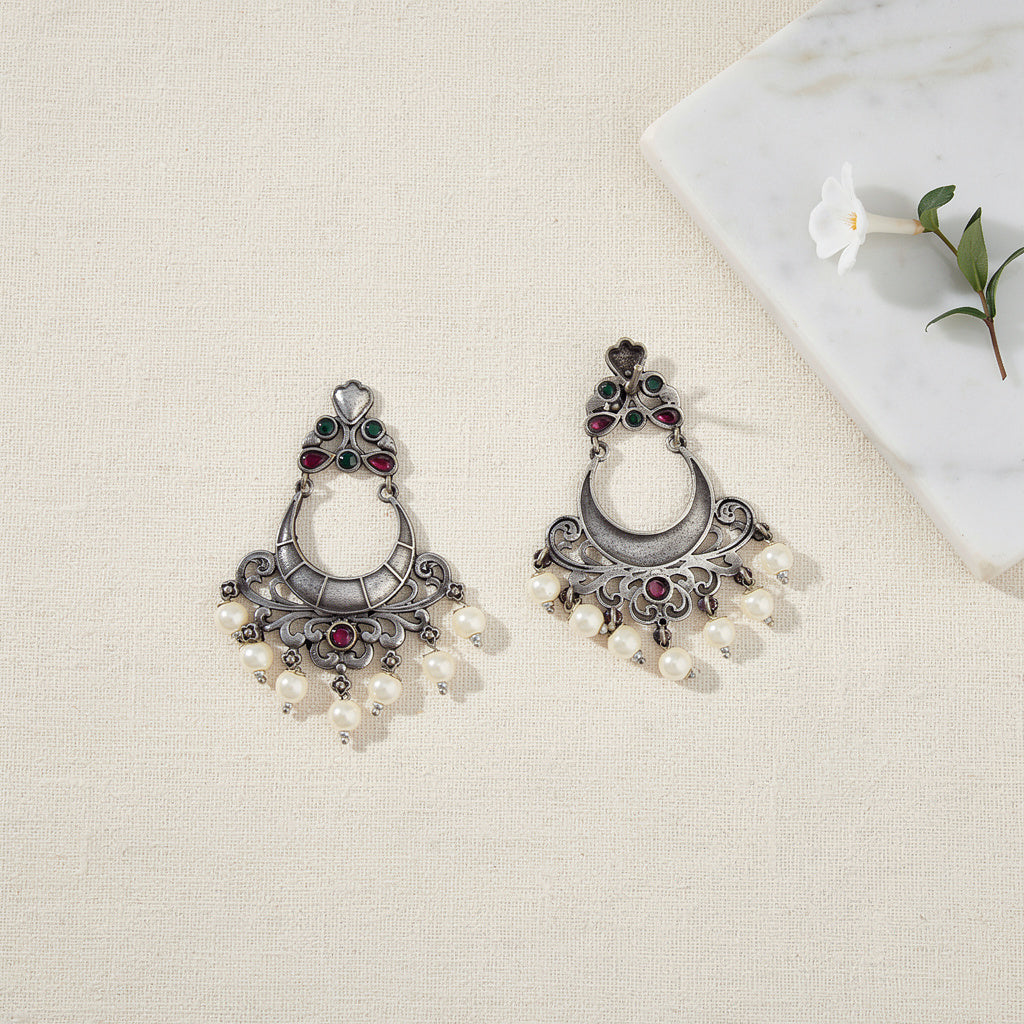 Nila Chandbali Danglers