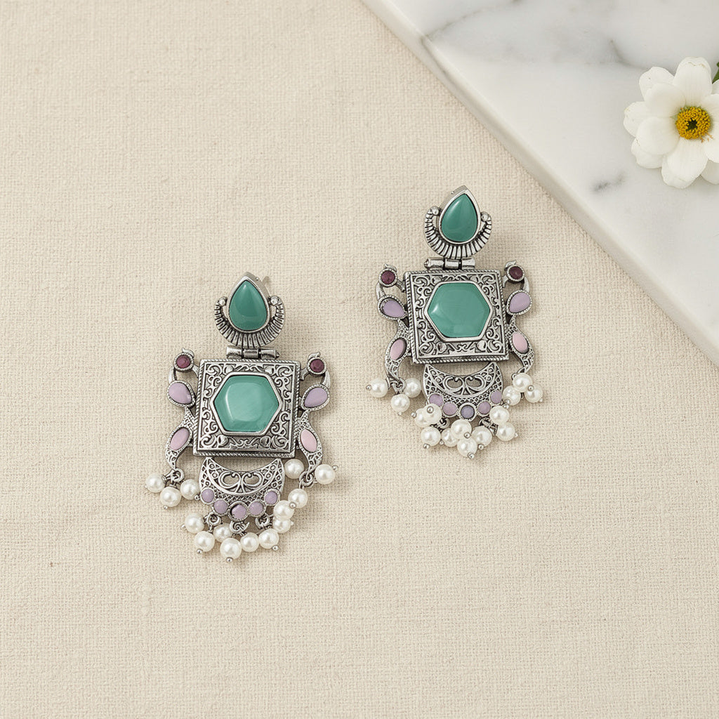 Square Framed Danglers