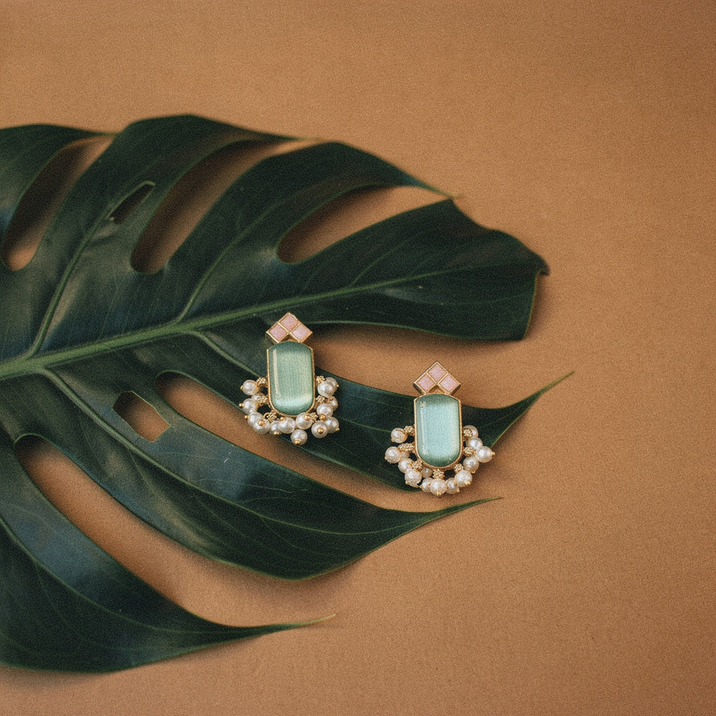 Geometric Golden Studs