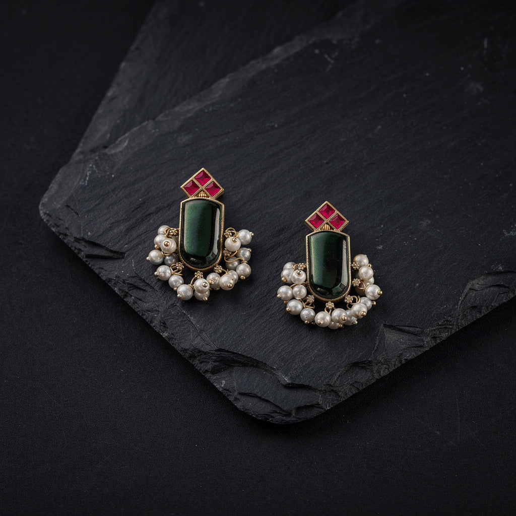 Geometric Golden Studs