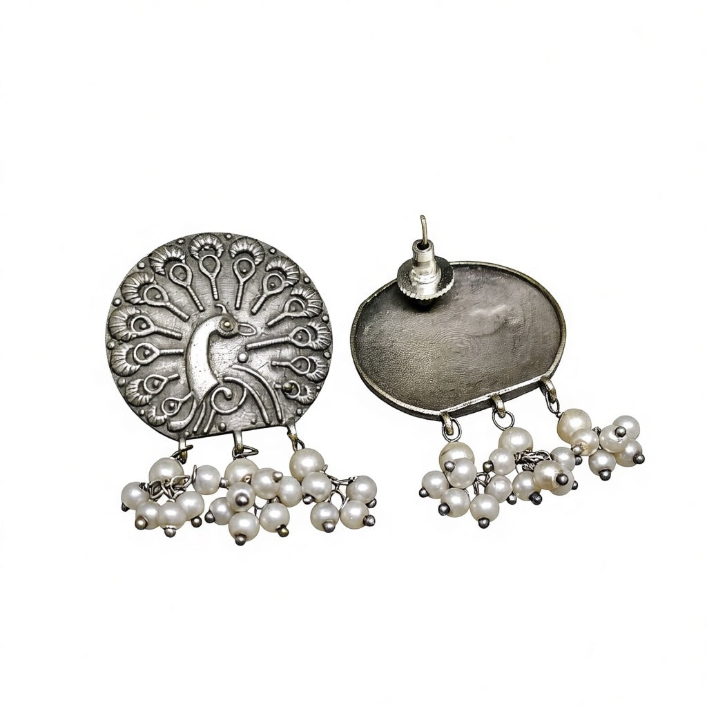 Peacock studs