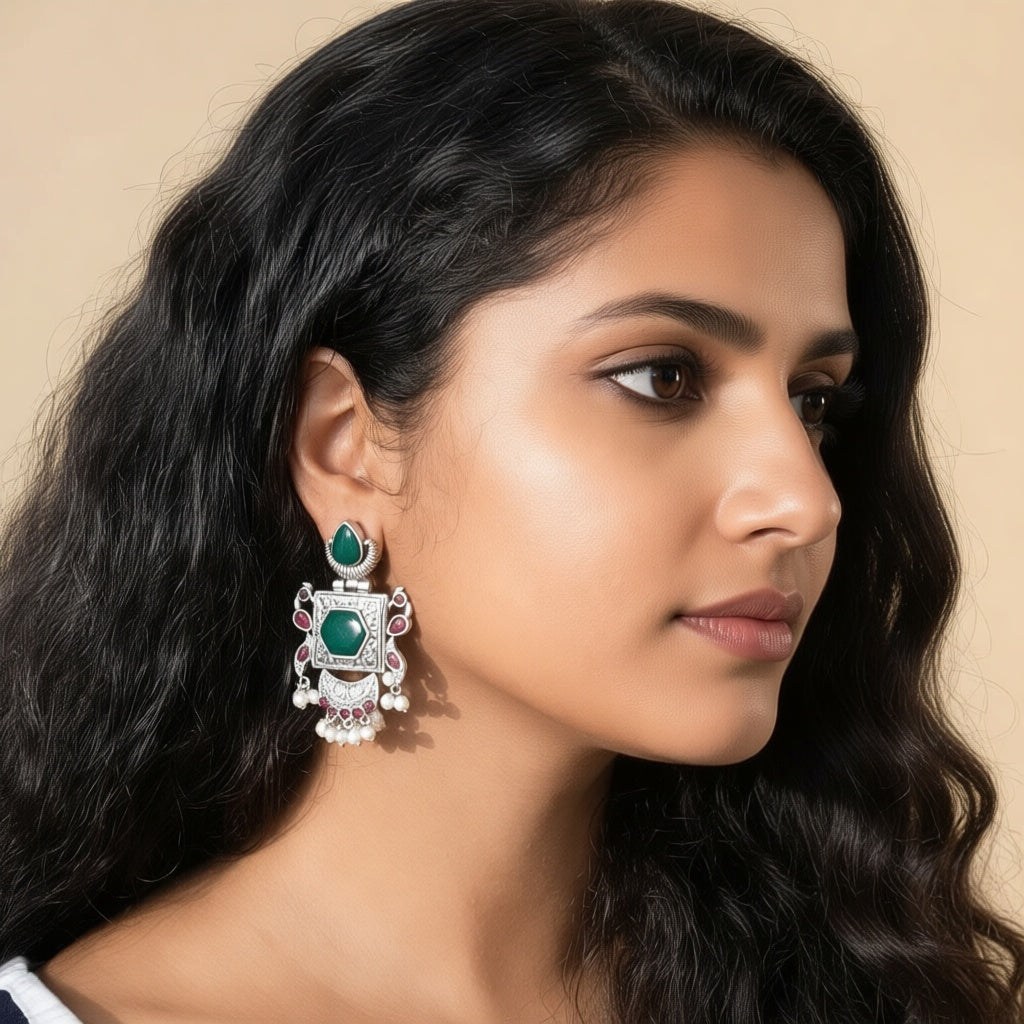 Square Framed Danglers