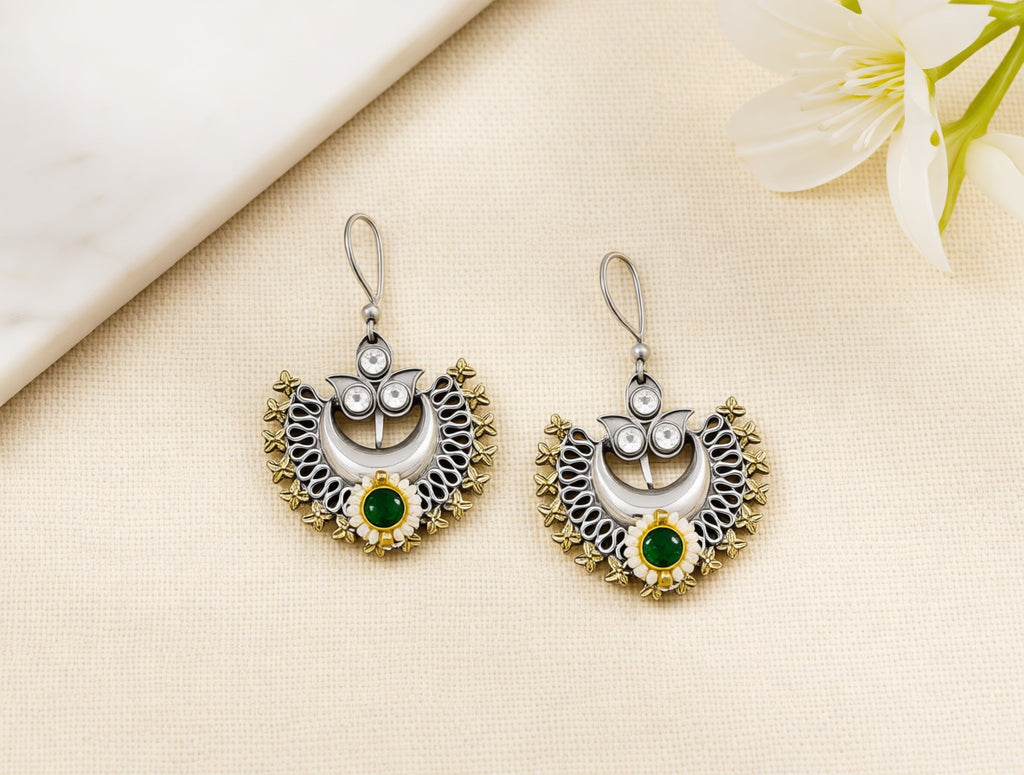 Lace Crescent Drops