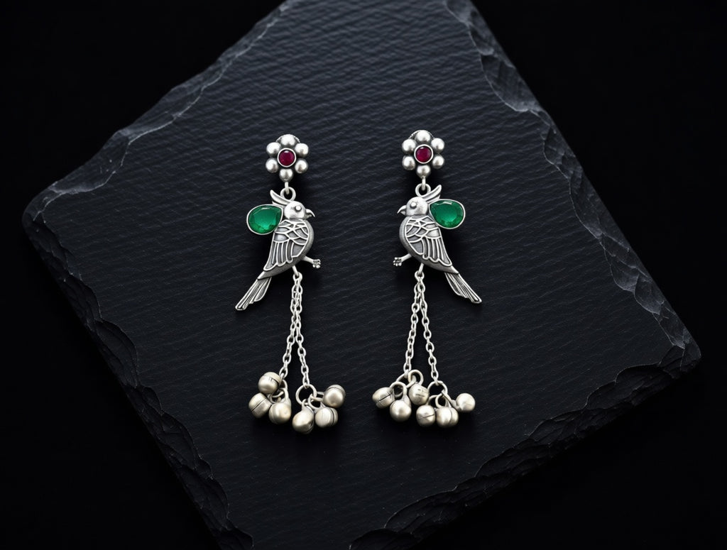 Perched Parrot Danglers