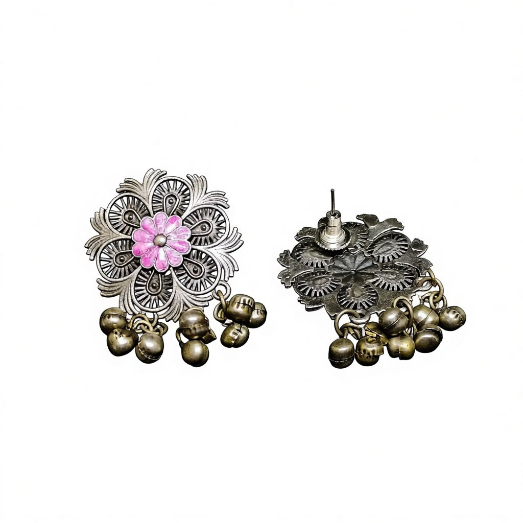 Flower Rangoli Studs