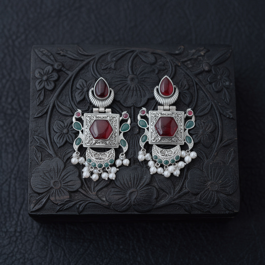 Square Framed Danglers