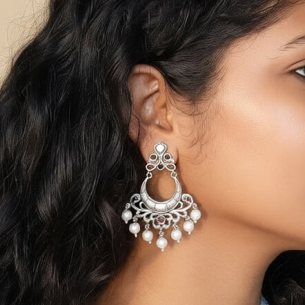 Nila Chandbali Danglers