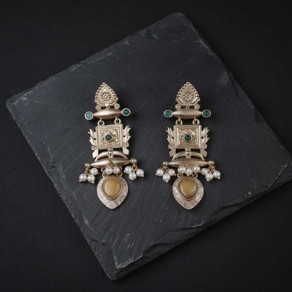 Golden Square Danglers