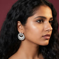 Crescent Rimmed Studs