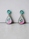 Green and White Danglers